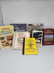 Mixed Lot Vintage Recipes Community Cookbooks Other Style Cook Books Over 9lbs - Imagen 1 de 24