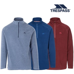 Trespass 1/2 Zip Fleece Jacket Pullover Keynote C - Picture 1 of 18
