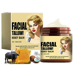 Sebo De Res Para La Cara, Natural Organic the Whipped Tallow Honey Balm - Picture 1 of 8