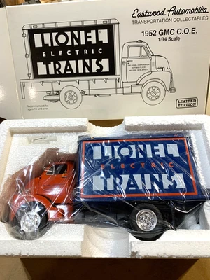 Eastwood 1952 GMC COE Lionel Electric Trains Wagon 1/34 First Gear 19-0108 - NEW - Image 1 of 2