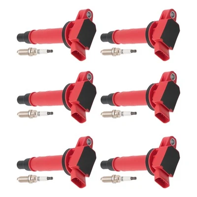 6pcs Ignition Coils & Iridium Spark Plugs for Toyota 4Runner 2003-2009 4.0L New - Image 1 of 4