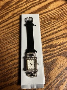 Avon Vintage Rhinestone Accent Analog Watch New - Picture 1 of 4