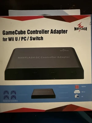New Mayflash 4 Port Adapter GameCube Controller to Nintendo Switch, Wii U & PC  - Image 1 of 2