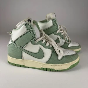 Nike Dunk High Womens 8.5 GS Sneakers Enamel Green DV1143-300 - Picture 1 of 10