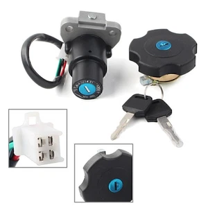 Ignition Switch Fuel Gas Cap Keys Set for Yamaha DT0 DT0R 91-94 XT225 Serow UK - Picture 1 of 10