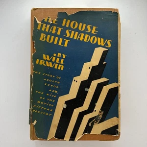 1928 1st Ed The House That Shadows Built Will Irwin DJ Movie History - Bild 1 von 4