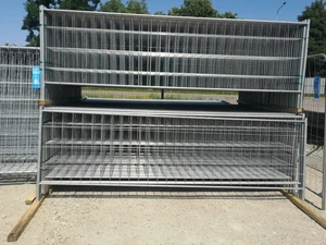 15 x Bauzaun halbhoch | 3,43 x 1,15 m | Mobilzaun 53 lfm | kostenloser Versand - Bild 1 von 9