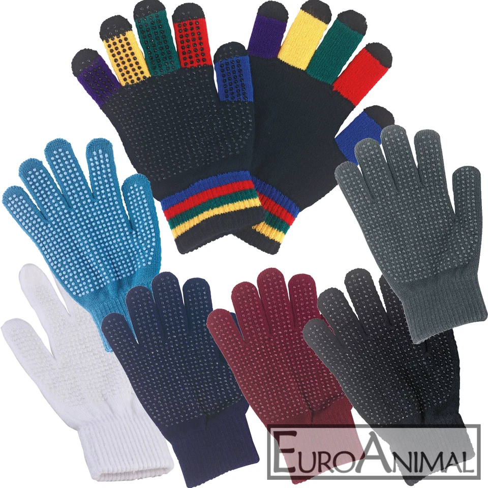 Reithandschuhe Multi-Stretch Rutschnoppen Reiterhandschuhe für Kinder/Erwachsene - Bild 1 von 1