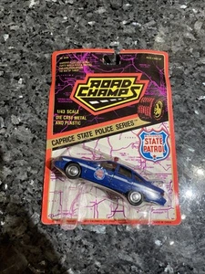 1993 Road Champs Police Series Wisconsin State Patrol Diecast Car Maßstab 1:43 NEU - Bild 1 von 11