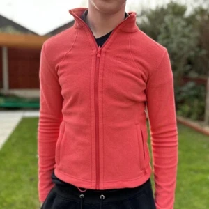 Jack Wolfskin Fleece Jacket Pink Jumper Women's Size Small 8-10 Festival Sweater - Picture 1 of 4