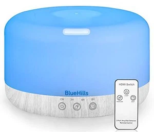 BlueHills Premium 1000 ML XL Essential Oil Diffuser Aromatherapy Humidifier - Picture 1 of 6