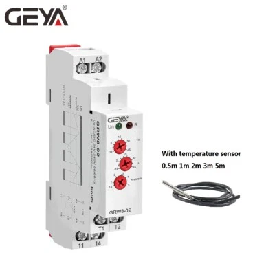 GEYA Temperature Control Relay Thermostat Control relay Temp Sensor with Sensor