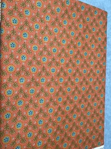 Moda Sonnet Collection Fabric by April Cornell Red/Blue Floral Print 1/2 yard - Picture 1 of 4