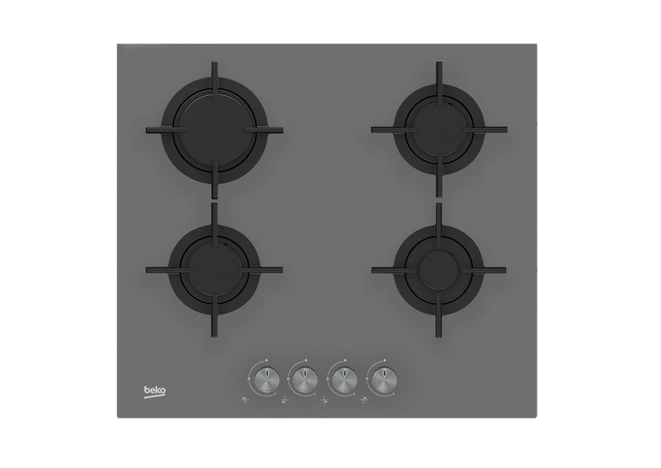 PIANO COTTURA 4 fuochi BEKO HILG64222SZG 60 cm Vetro Grigio