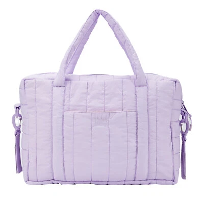 Hylat Baby Sac à Langer, élégante trousse matelassée pour couches - Violet - Photo 1/4