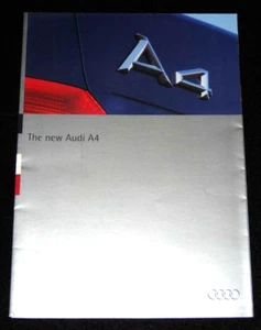 AUDI A4 UK FOLDOUT POSTER TYPE UK SALES BROCHURE DECEMBER 1994 - Picture 1 of 4