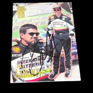 Bobby Labonte INTERSTATE VINTAGE 1997 PRESS PASS VIP #13autographed NASCAR card - Picture 1 of 1