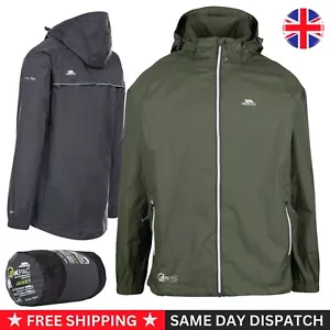 Trespass Qikpac X Waterproof Packaway Hooded Jacket Breathable Windproof Cagoule - Picture 1 of 20