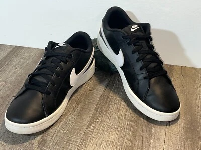 Nike Court Royale 2 Low Top Black Leather Men's 11.5 - Image 1 of 4