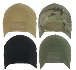 Kombat UK Recon Watch Cap Fleece Beanie ID Panel Tactical Recon Military - Picture 1 of 17