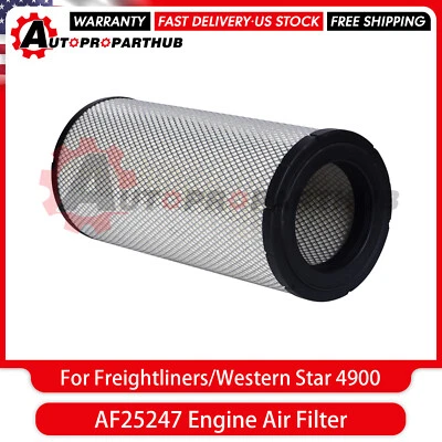 Воздушный фильтр двигателя AF25247 для грузовых лайнеров, Western Star 4900, Peterbilt & KW - Изображение 1 из 4