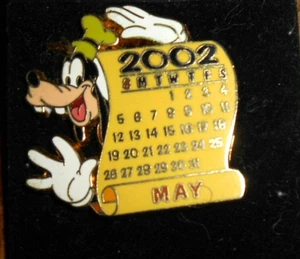 Prendedor Disney 12 Meses de Magia Calendario Serie Mayo 2002 Goofy - Imagen 1 de 1
