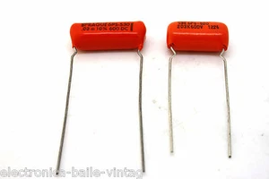 FENDER JAZZMASTER CAPACITORS KIT - SPRAGUE ORANGE DROP - Picture 1 of 1
