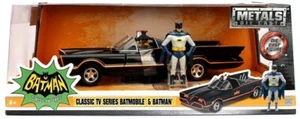 1/24 BATMAN 1966 CLASSIC TV SERIES BATMOBILE WITH FIGURE DC COMICS 98259  - Picture 1 of 1