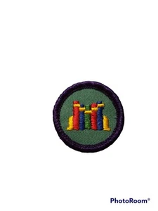 Vtg Girl Scouts Badge Books Purple Border Green Background 1980-1998 - Picture 1 of 2