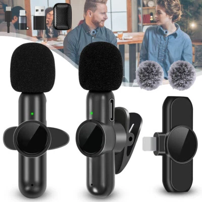 Lavalier Mikrofon für iPhone,Android,Ansteckmikrofon Plug-Play Vlog Microphone - Bild 1 von 4