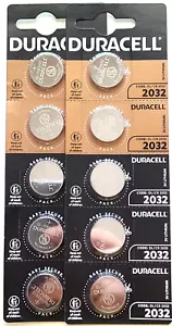 10 PK Duracell DL2032(GREAT EXP 2/34) Lithium Bat ECR2032 CR2032 FREE SHIP&TRAK - Picture 1 of 2