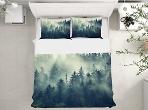 3D Early Morning Woods N1708 Bed Pillowcases Quilt Duvet Cover Queen King Eve 23