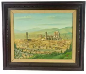 Vatikan Vintage Acryl Gemälde - Bild 1 von 4
