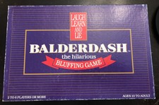 Vintage 1984 Balderdash The Hilarious Bluffing Board Game Complete!