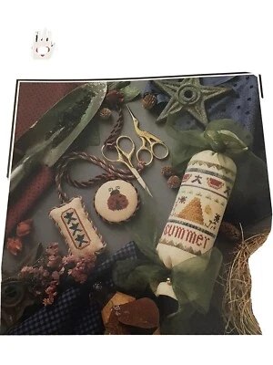 Heart in Hand Summer Fobs Cross Stitch Pattern - Image 1 of 4