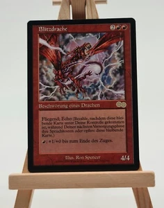 Blitzdrache Urza´s Saga Magic Karte Deutsch (Lightning Dragon)  202/350 - Bild 1 von 2