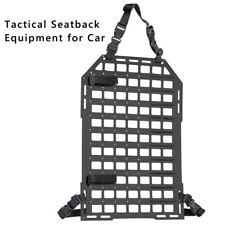 Tactical Rigid MOLLE Panel Vehicle Car Seat Back Gun Rack Display Storage