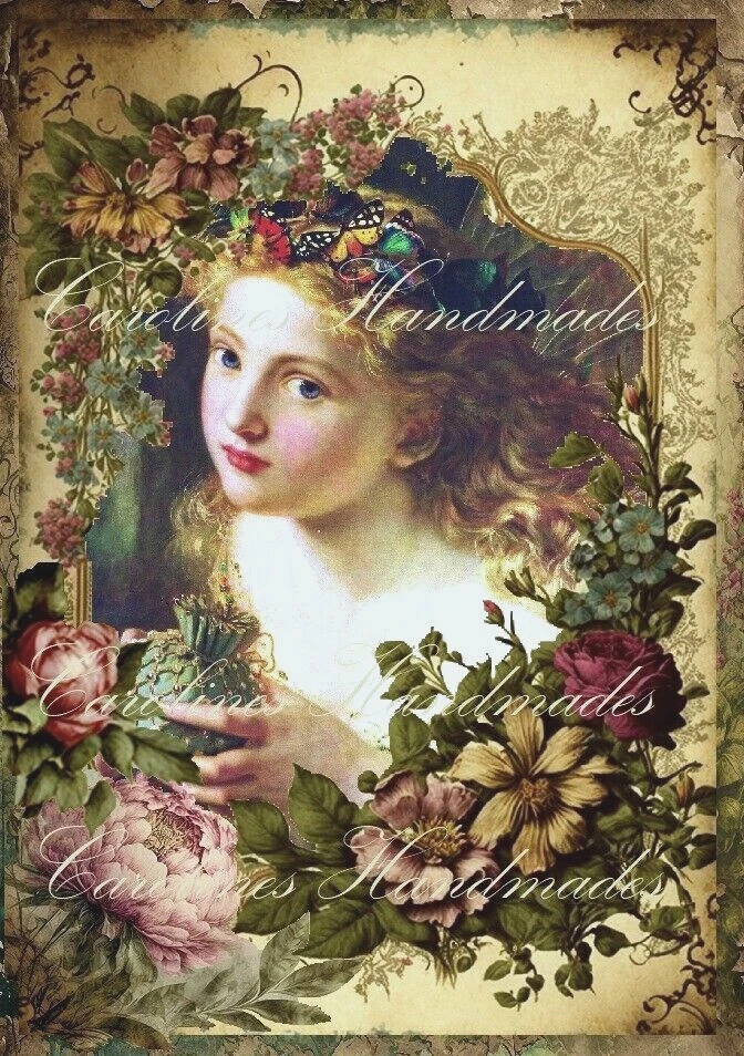 Бабочка фея дизайнер хлопок ткани лоскутное одеяло блок мульти размер - Изображение 1 из 1