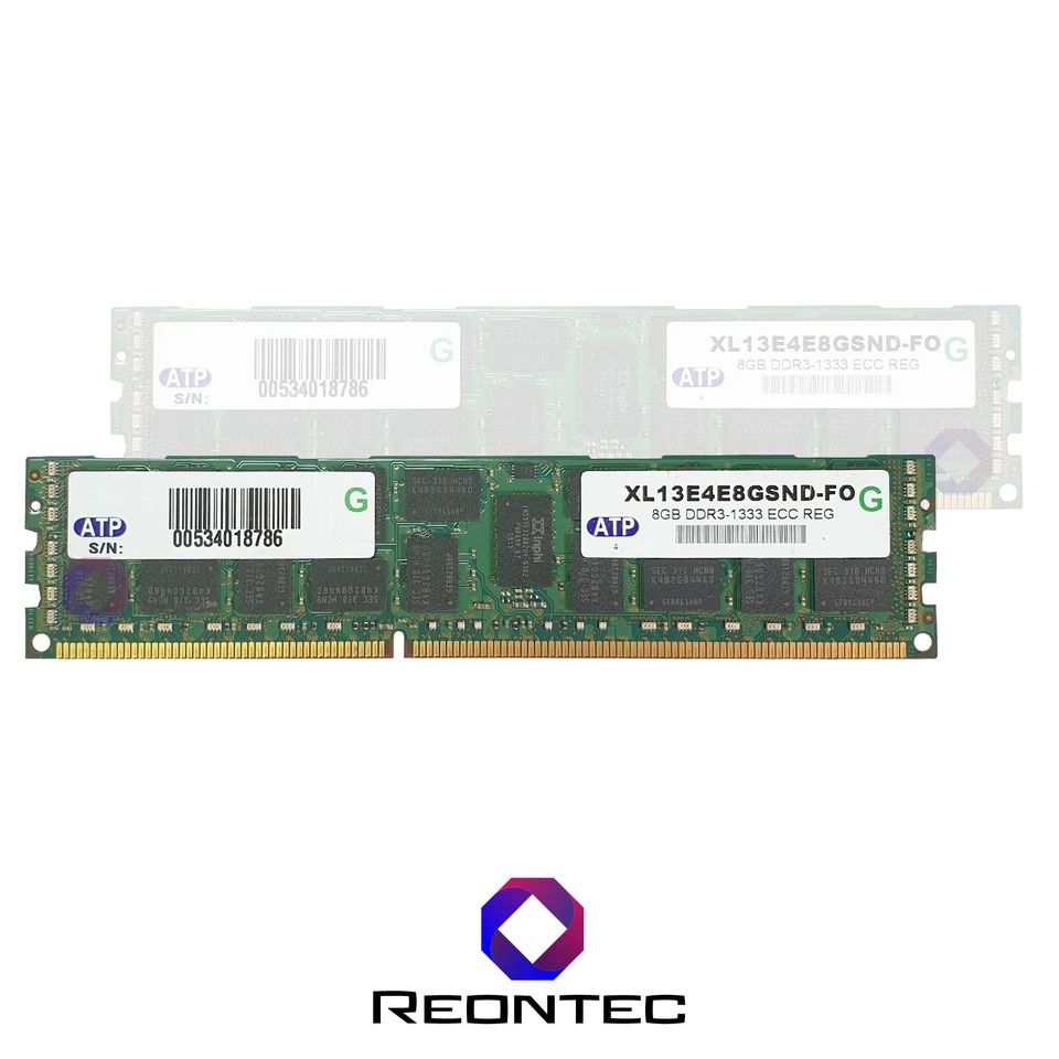 8GB Server RAM ATP PC3 - 10600R DDR3 XL13E4E8GSND-FO - Immagine 1 di 1