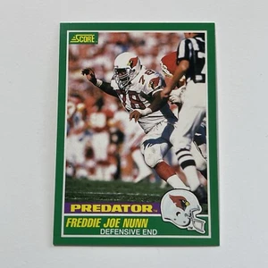 1989 Score Football Freddie Joe Nunn Phoenix Cardinals Predator Card #320 - Bild 1 von 2
