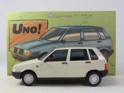 Laudoracing Fiat Uno 55S bianco 1983 1/18 LM182D - Immagine 1 di 4