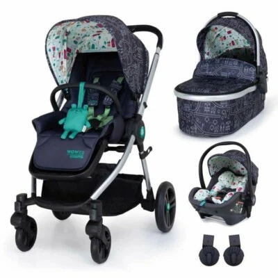 Brand New Cosatto Wowee 3 in 1 Travel system, My Town with car seat from birth - Image 1 of 4