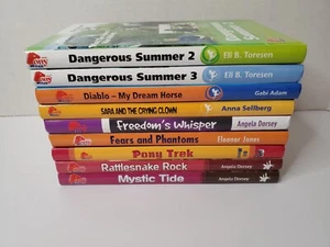 Lot of 9 Hardcover PONY Books Mixed Titles & Authors YA Horse Fiction Mysteries - Picture 1 of 6