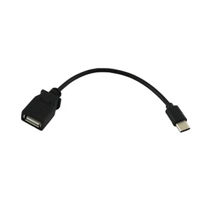 USB 3.1 Type C Male to USB 2.0 A Female OTG Data Sync Charge Adapter Cable 15cm - Picture 1 of 8