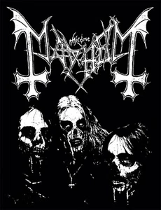 True Mayhem Buried By Time And Dust Zombies Black Metal Canvas Patch Wolfs Lair - Picture 1 of 36