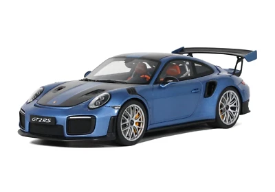 1/18 Porsche 911 991.2 GT2 RS 2021 (azul Gemini) modelo de resina de GT Spirit GT429 Foto 1 de 4