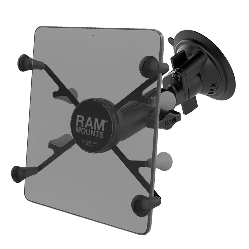 RAM X-Grip Suction Cup Mount for iPad Mini, All Versions, US-Made - Image 1 of 4