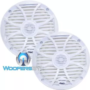 WET SOUNDS SW-65iC-W 6.5" 60W RMS WHITE MARINE BOAT COAXIAL SPEAKERS TWEETERS - Picture 1 of 3