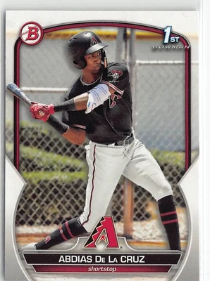 2023 Bowman Prospects #BP-34 Abdias De La Cruz - Image 1 of 2