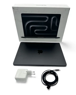MacBook Pro 14 2023 M3 Pro 18GB 512GB Space Gr. 11C CPU 14C GPU 100% Charge Mwst - Bild 1 von 4